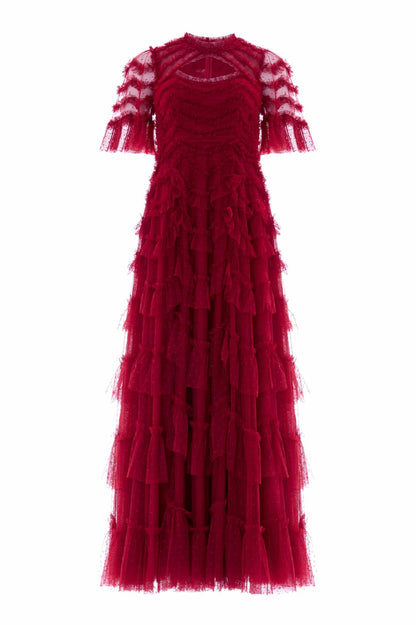 Aviana Short Sleeve Gown