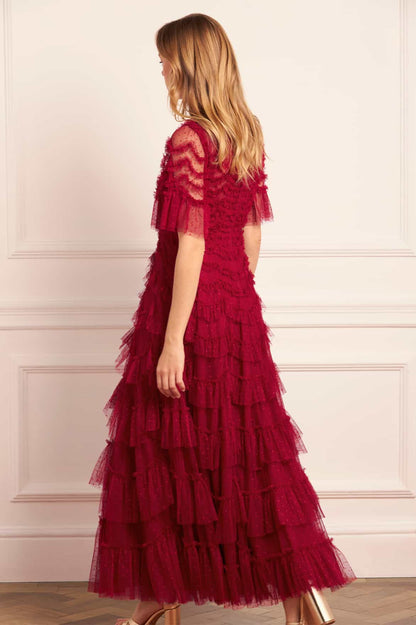 Aviana Short Sleeve Gown