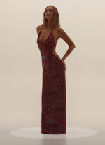 All For Love Maxi Dress - Burgundy