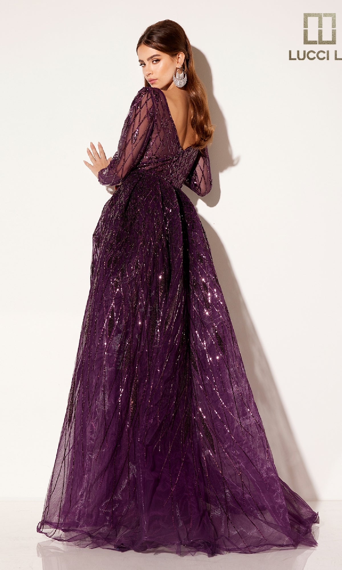 Long Formal Dress: Lucci Lu C8095