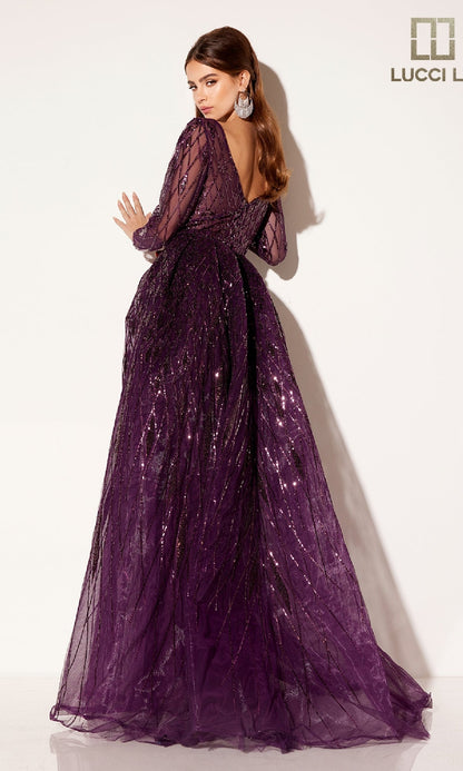 Long Formal Dress: Lucci Lu C8095