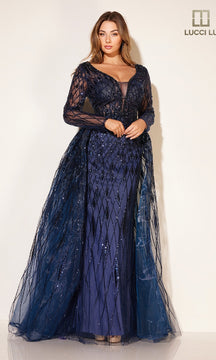 Long Formal Dress: Lucci Lu C8095