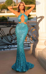 Elegant women's long dress