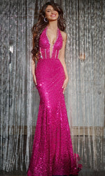 Long Prom Dress: Jovani D5302