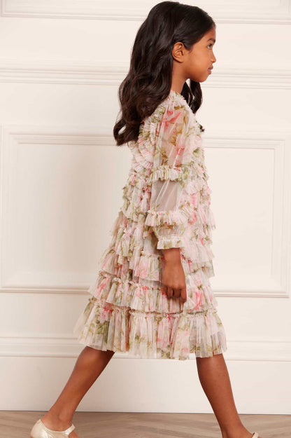 English Rose Ruffle Kids Dress