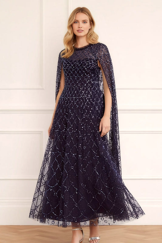 Heart Lattice Ankle Gown