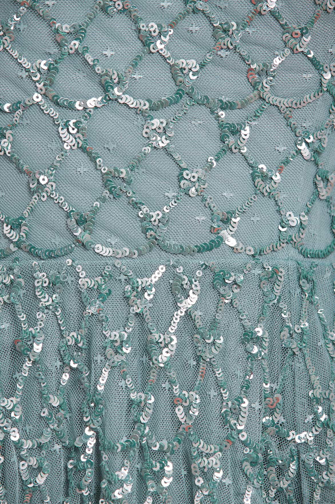 Heart Lattice Micro Mini Dress