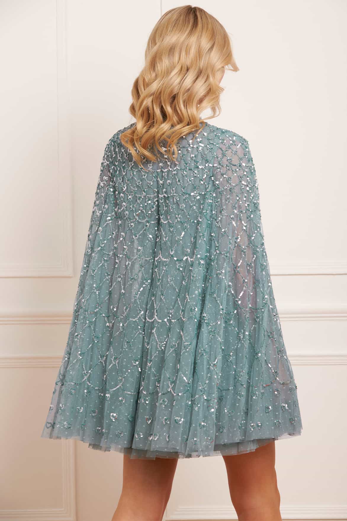 Heart Lattice Micro Mini Dress