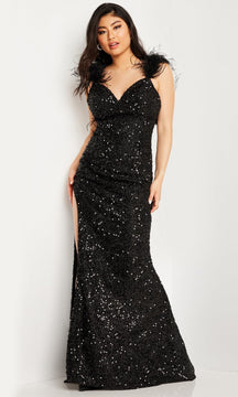 Long Prom Dress: Jovani JVN36417