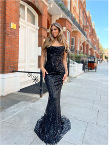 Jadore - JX6090 - Beaded & Sequined Evening Gown