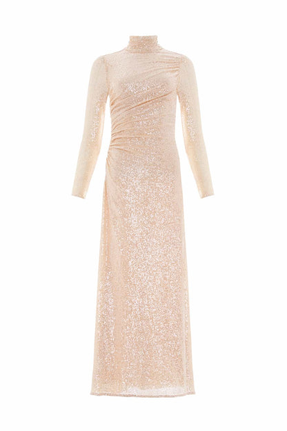 Malia Turtleneck Ankle Gown