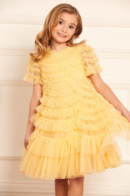 Marilla Ruffle Kids Dress