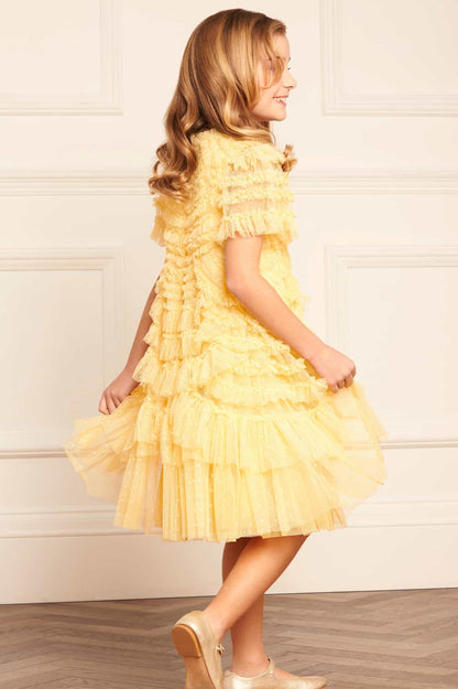 Marilla Ruffle Kids Dress