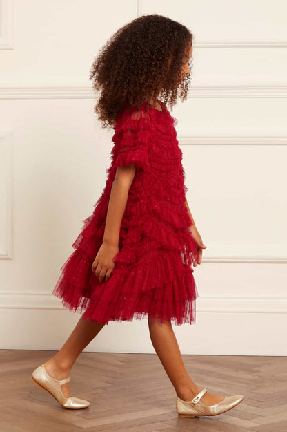 Marilla Ruffle Kids Dress