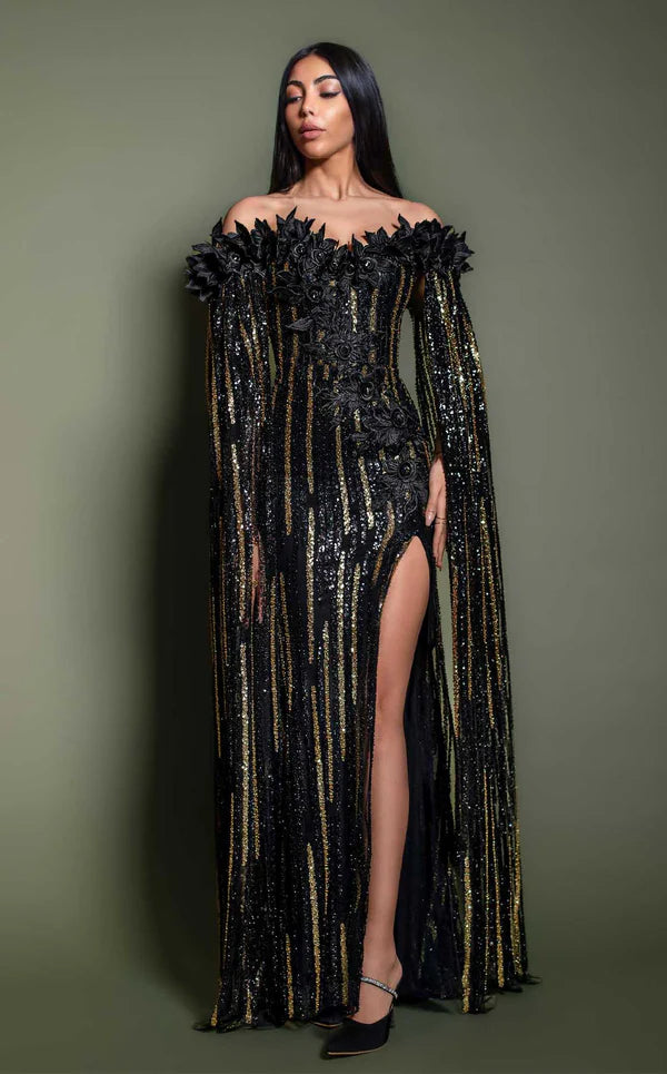 Elegant women's long dress