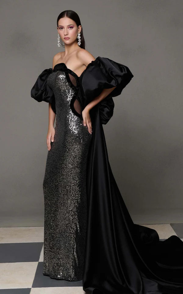 Elegant women's long dress