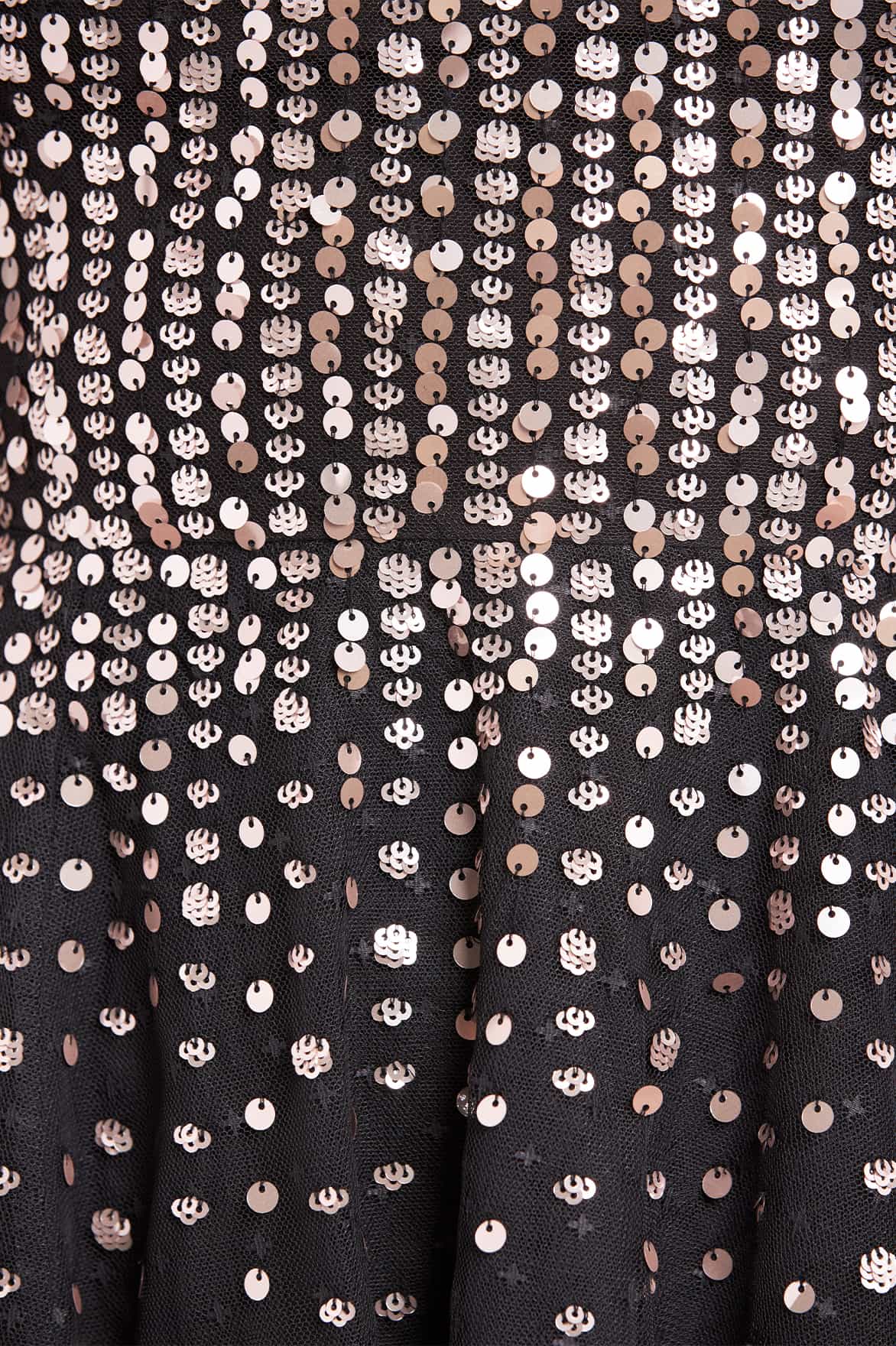 Moonlight Sequin Cape Micro Mini Dress