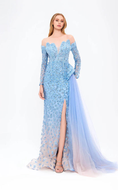 Elegant women's long dress