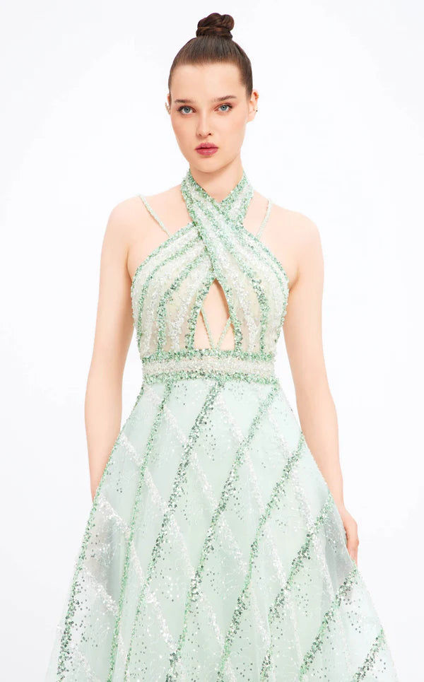 Elegant women's long dress