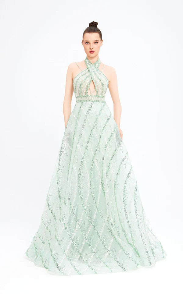 Elegant women's long dress