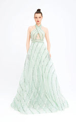 Elegant women's long dress