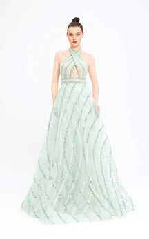 Elegant women's long dress