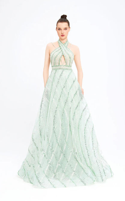 Elegant women's long dress