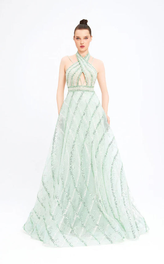 Elegant women's long dress