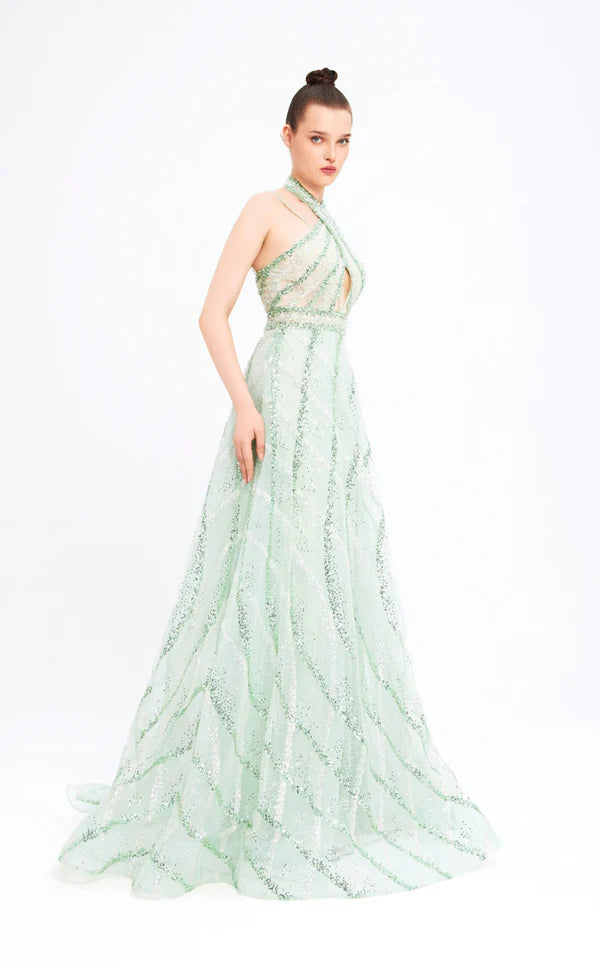 Elegant women's long dress