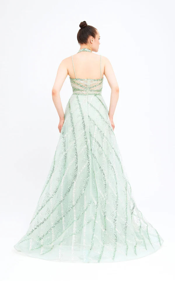 Elegant women's long dress