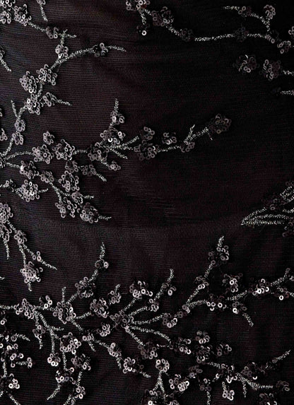 Mayim Sequin Maxi Dress - Black