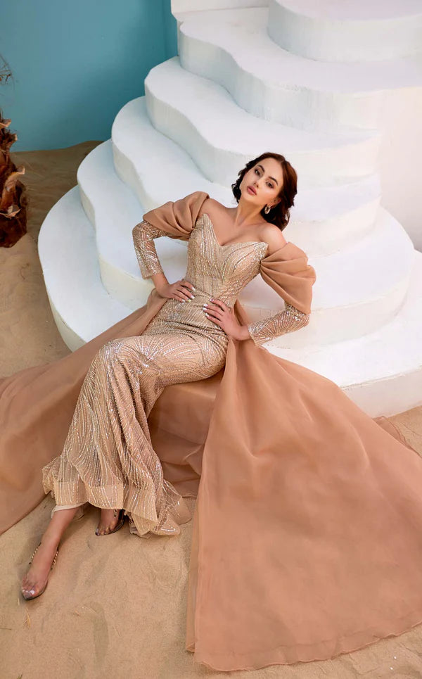 Elegant women's long dress