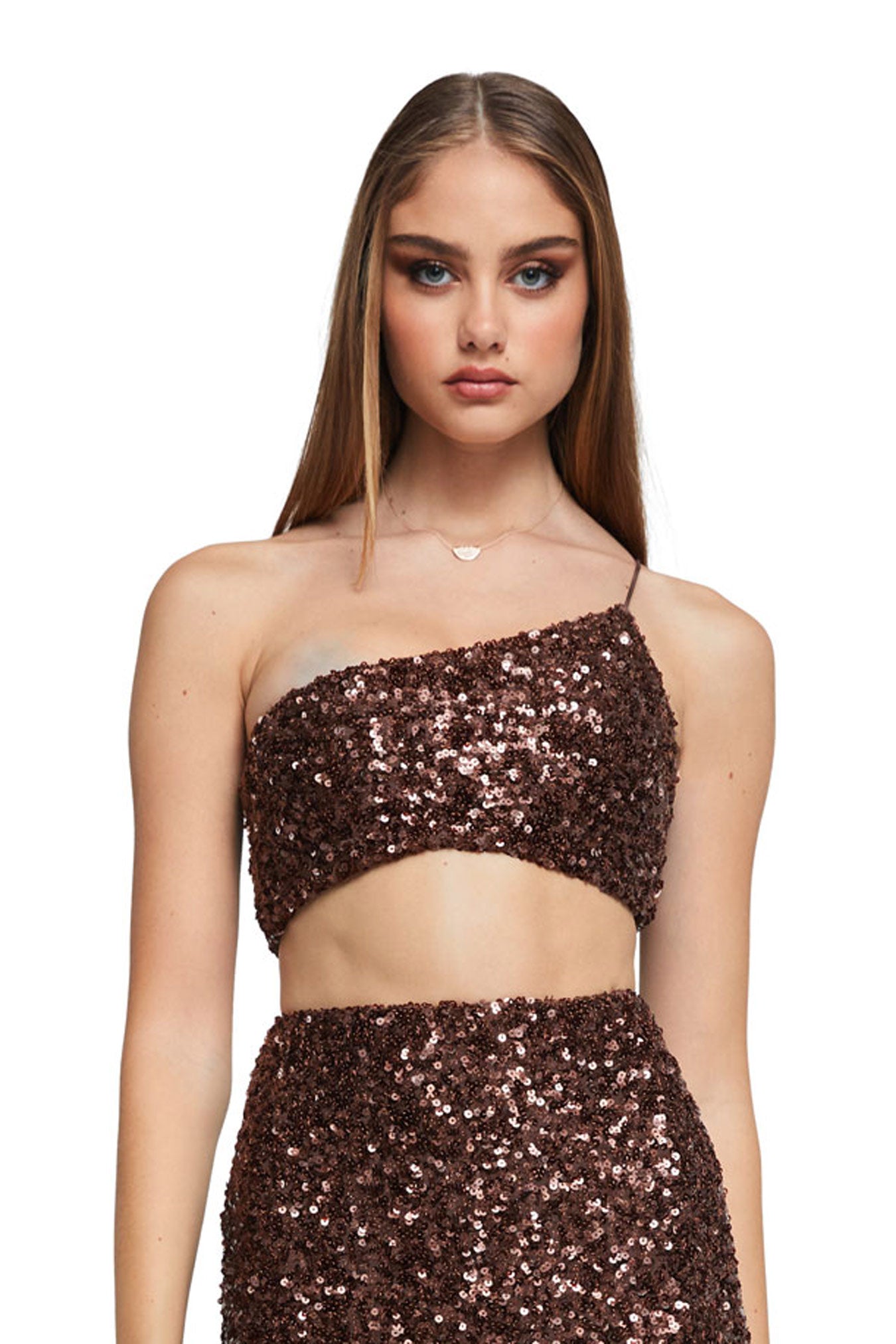Nookie - Smoke Show - Sequin Dress & Crop Ensemble