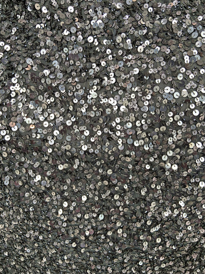 Primavera - 3290 - Sequinned High-Slit Evening Prom Dress