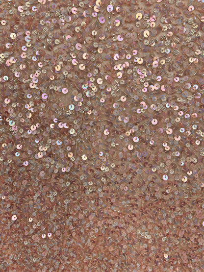 Primavera - 3290 - Sequinned High-Slit Evening Prom Dress