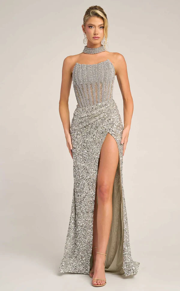 Elegant women's long dress