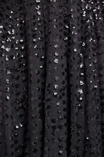 Raindrop Cape Ankle Gown