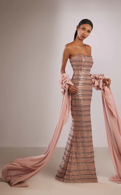 Elegant women's long dress