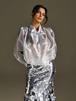 Ronica Bow Organza Top