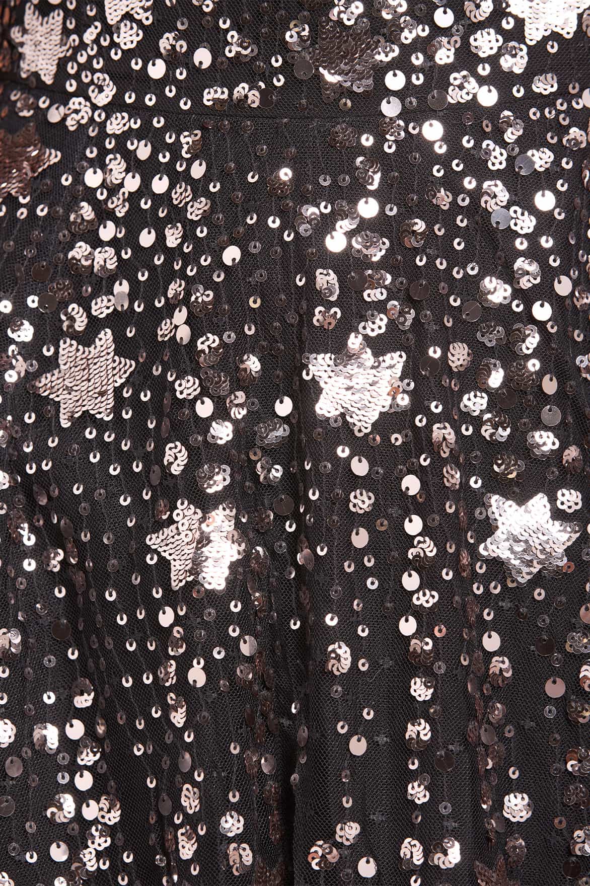 Shooting Stars Cape Ankle Gown