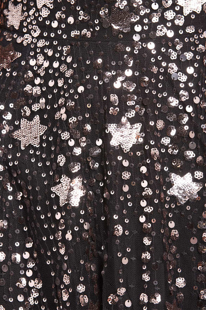 Shooting Stars Cape Micro Mini Dress