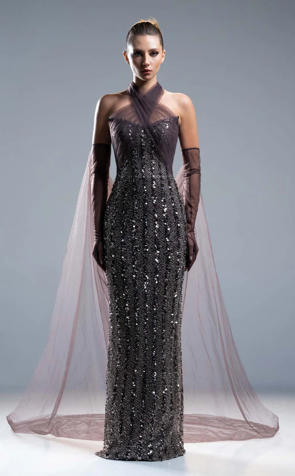 Elegant women's long dress