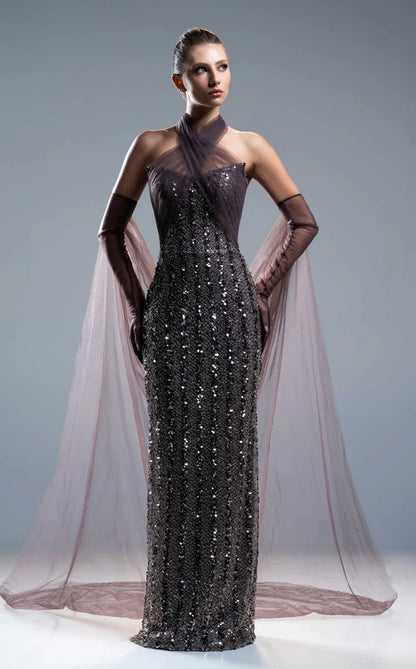 Elegant women's long dress