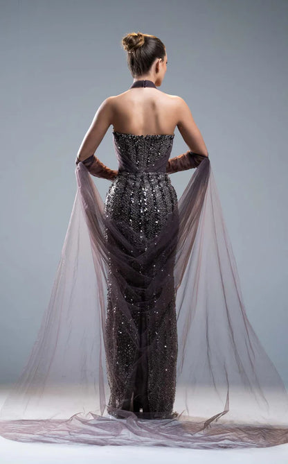 Elegant women's long dress