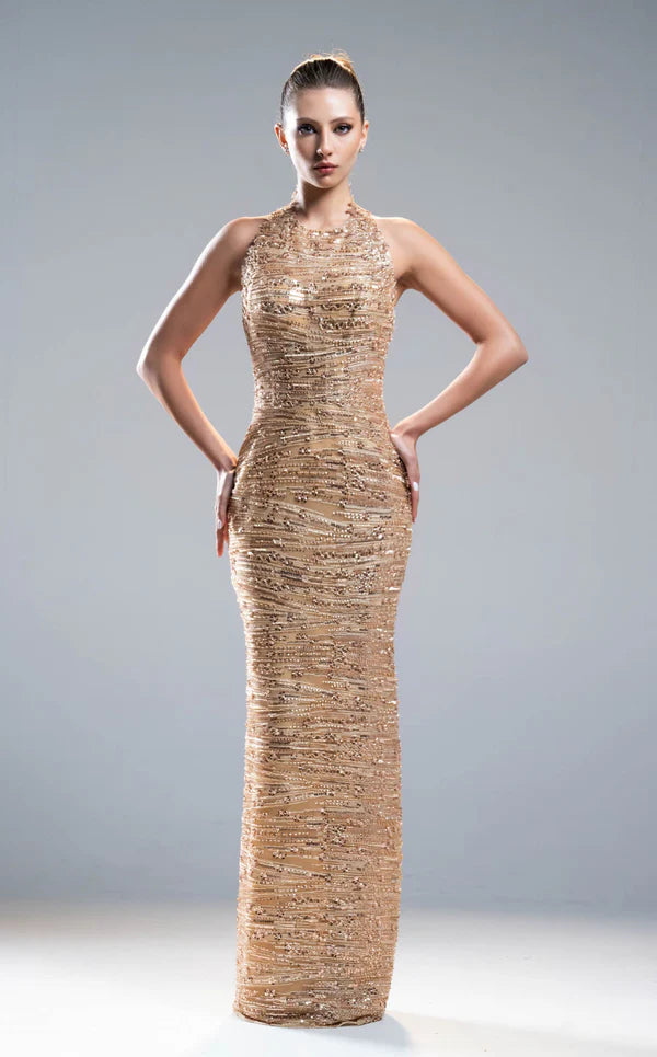 Elegant women's long dress