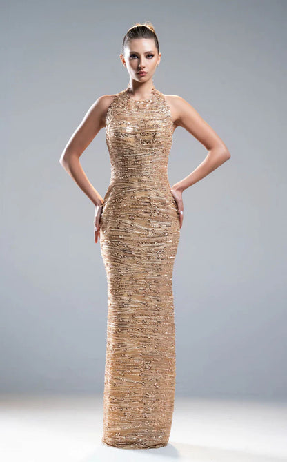 Elegant women's long dress