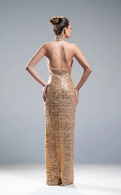 Elegant women's long dress