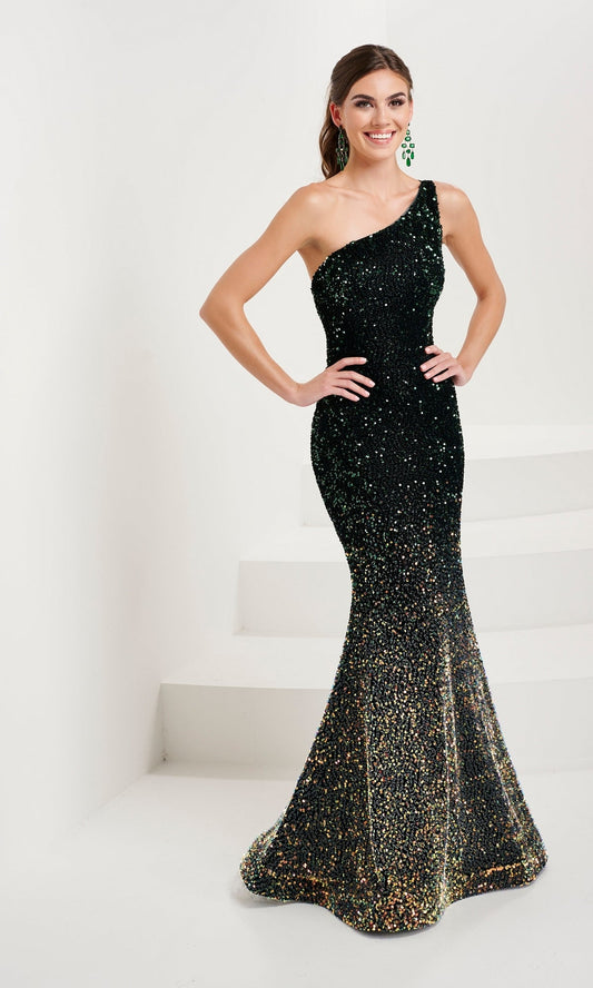 Tiffany Ombre Sequin Mermaid Prom Dress 16089