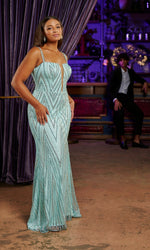 Tiffany Long Plus-Size Sequin Prom Dress 16120