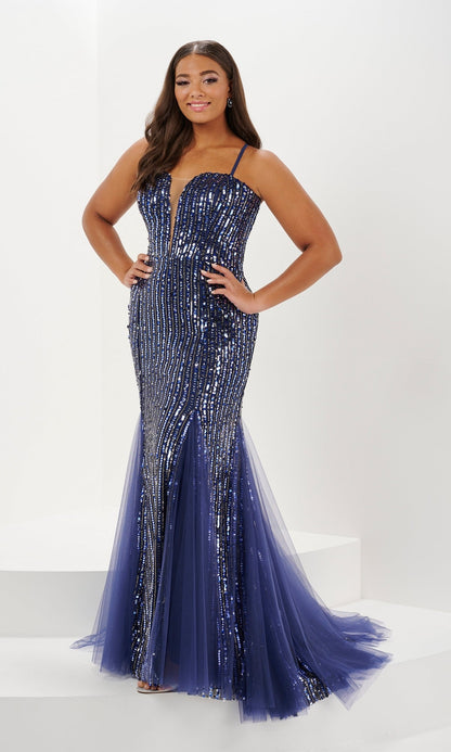 Tiffany Plus-Size Sequin Mermaid Prom Dress 16132